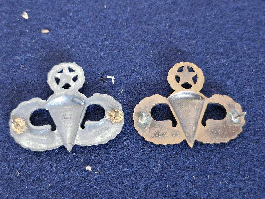 American style Paratrooper Wings x 2