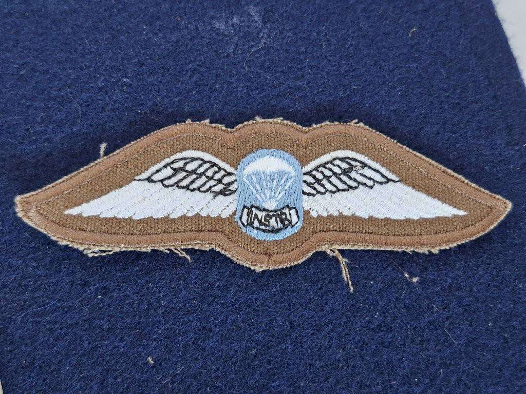 SADF Static Line Instructor cloth Parachute wing.