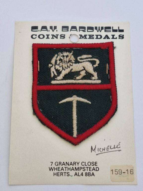 Rhodesian Army Shoulder Flash
