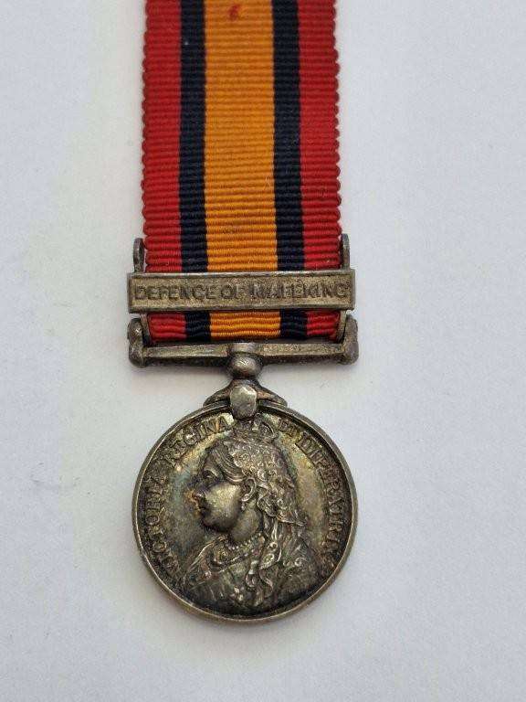 Miniature Boer War Queen's South Africa Medal with Defence of Mafeking Bar