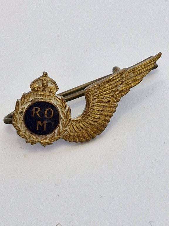 South African Air Force Radio Operator Half wing for Mess dress WWII