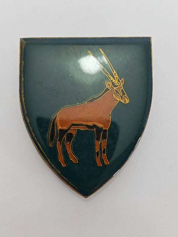 SADF Kalahari Commando Shoulder flash. Pins Intact.