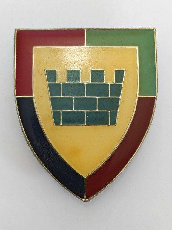 SADF 1 Military Town Management Shoulder flash. Pins Intact.