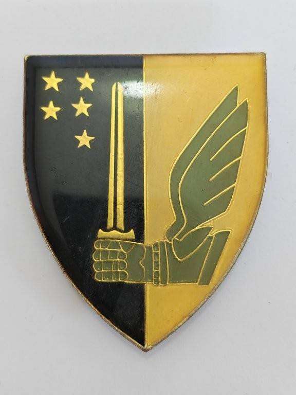 SADF 70 Mobile Radar Unit Shoulder flash. Pins Intact.