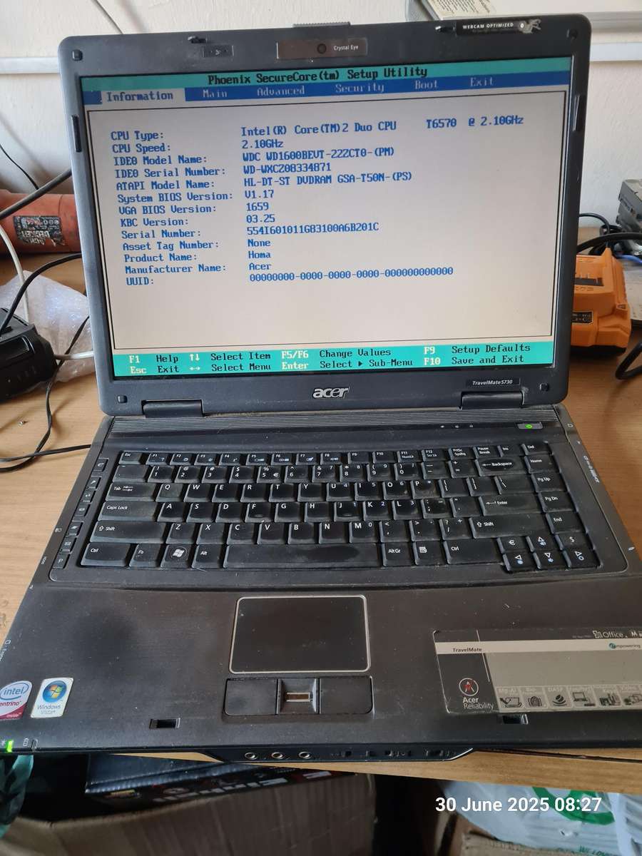 Acer TravelMate  5730 For spares/Repairs
