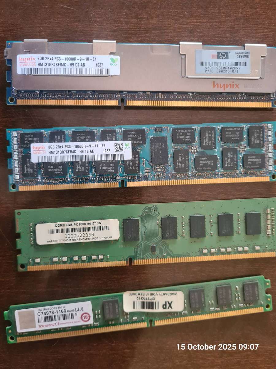 Lot assorted laptop and desktop ram