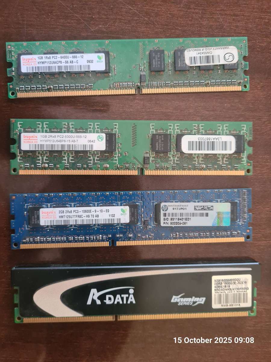 Lot assorted laptop and desktop ram
