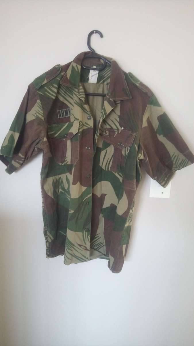 Rhodesian short sleeve camo shirt