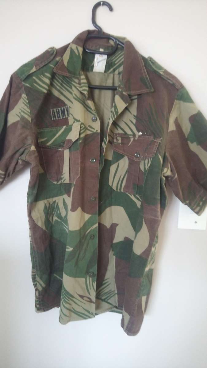Rhodesian short sleeve camo shirt