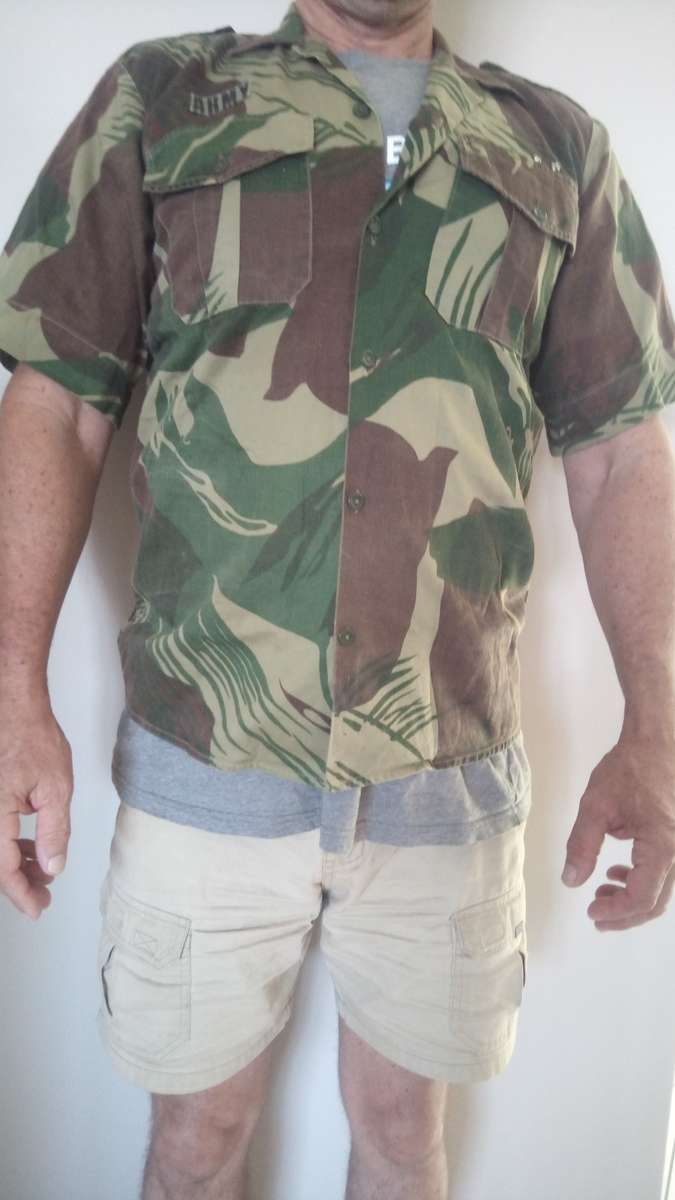 Rhodesian short sleeve camo shirt