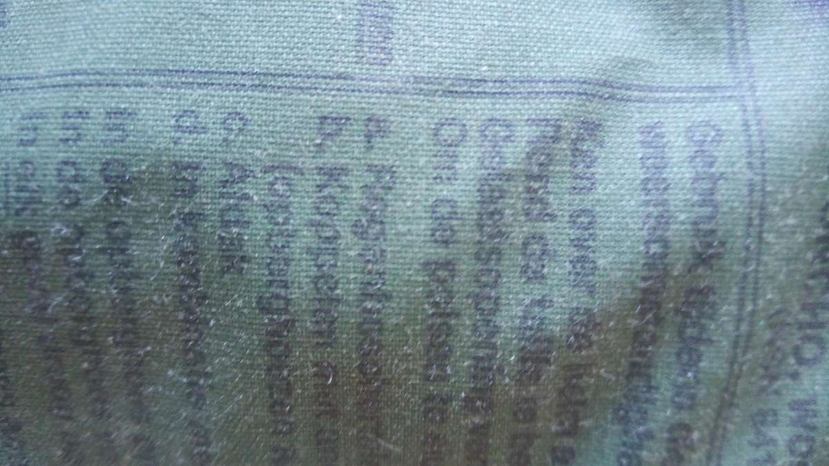 Military ground sheet/puncho