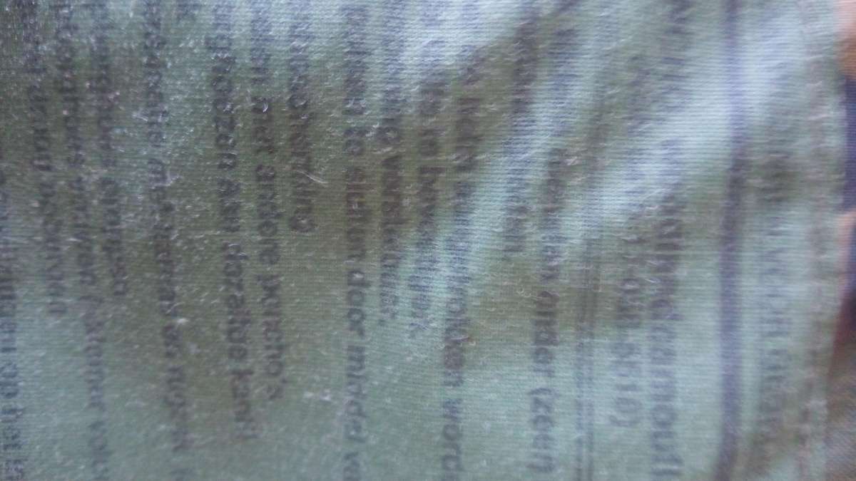 Military ground sheet/puncho