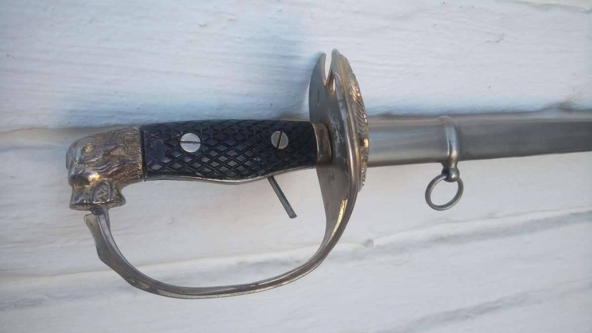 Sword Spanish officers lion head sword