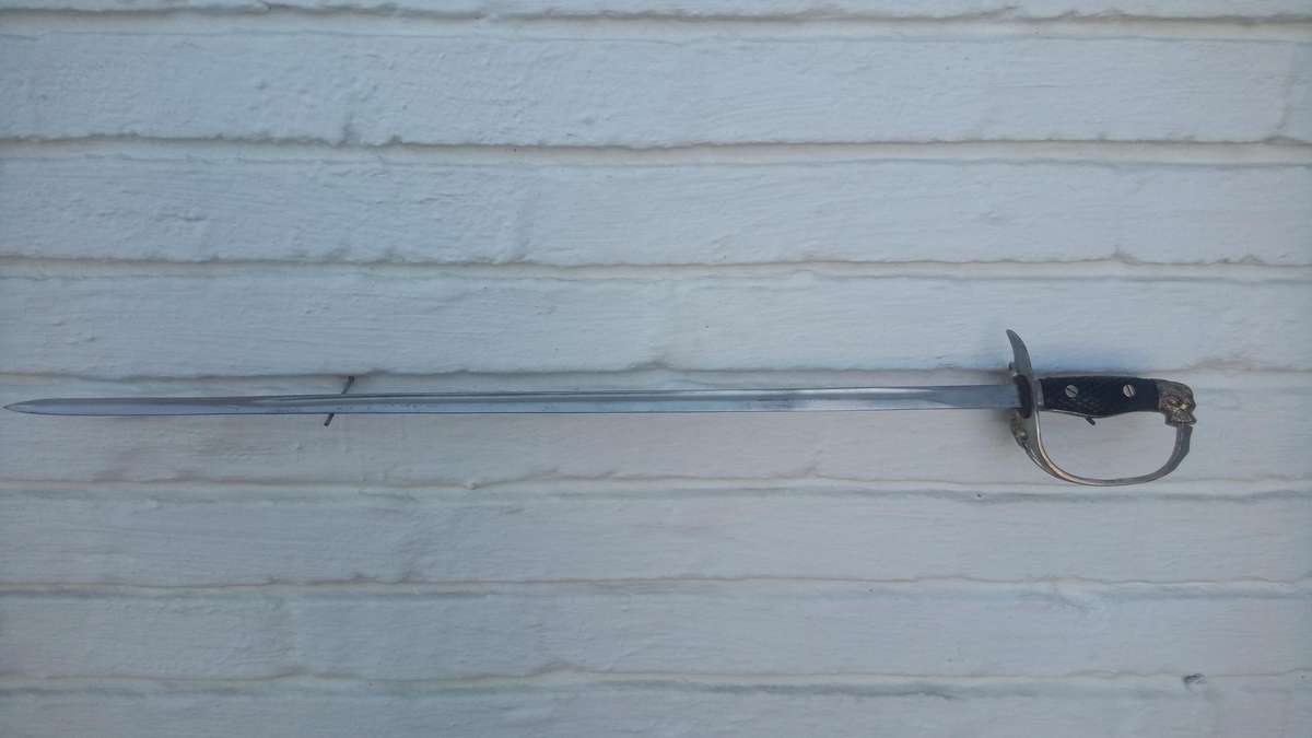 Sword Spanish officers lion head sword