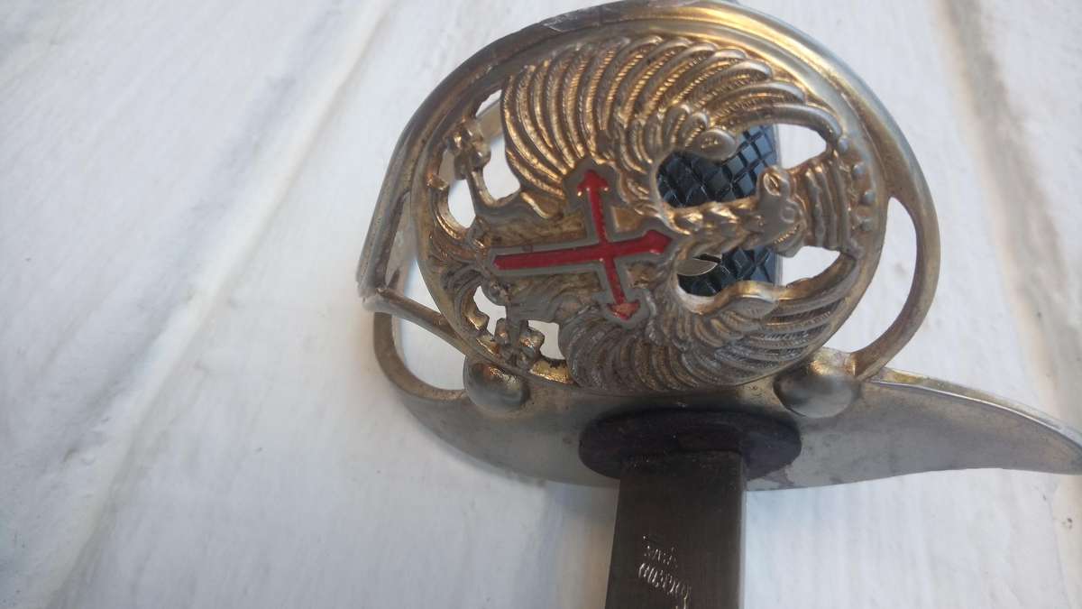 Sword Spanish officers lion head sword