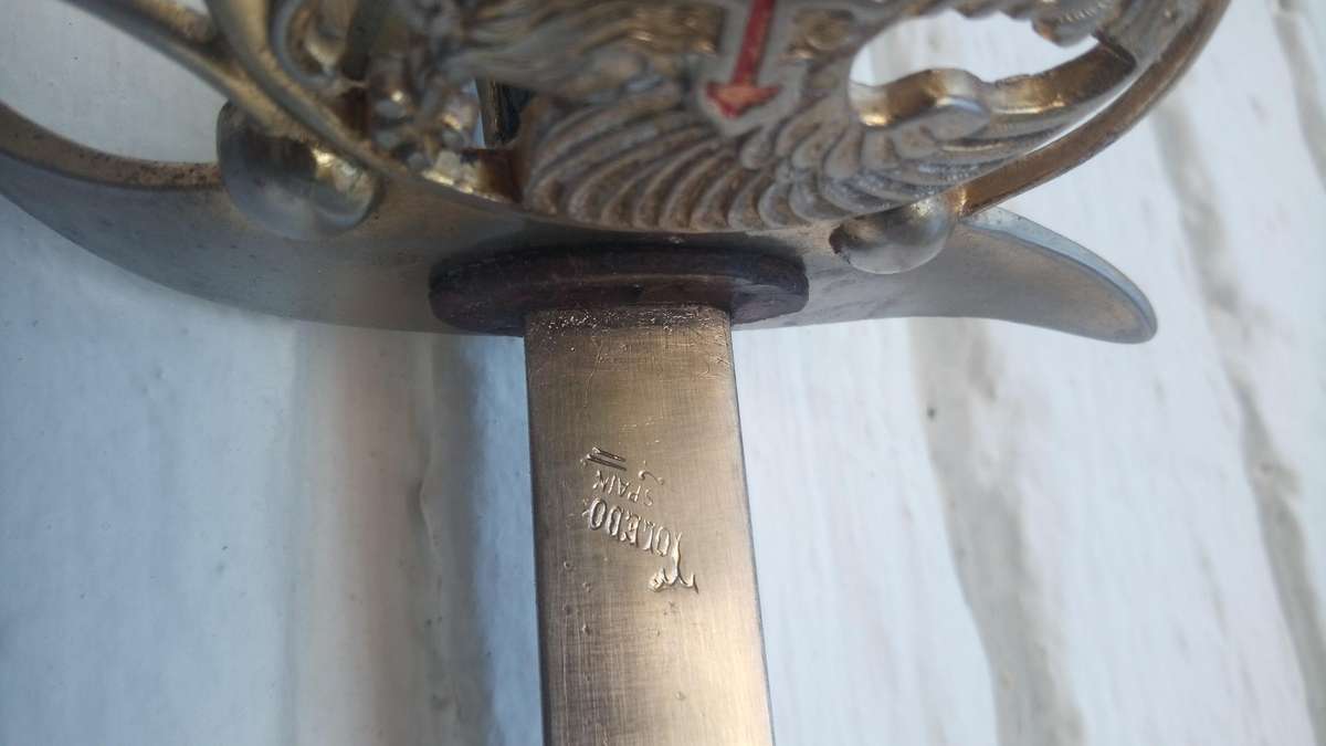 Sword Spanish officers lion head sword