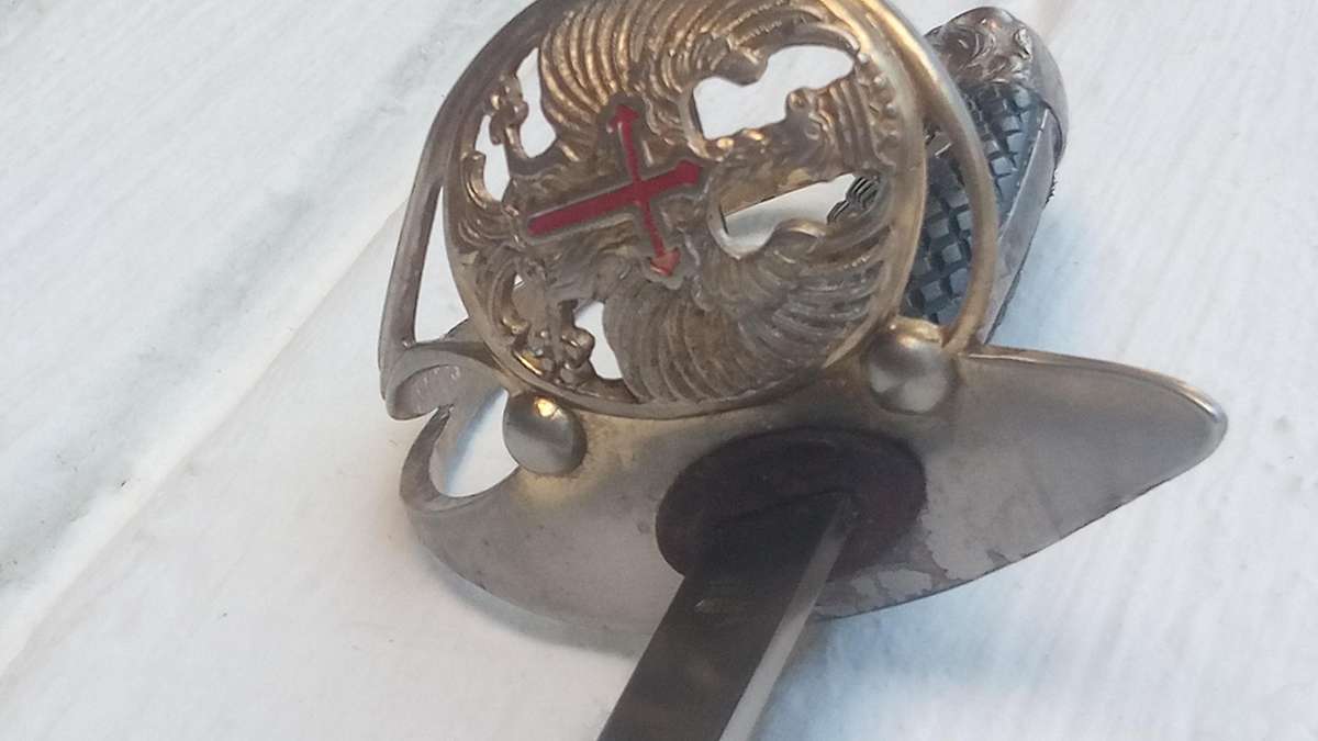 Sword Spanish officers lion head sword