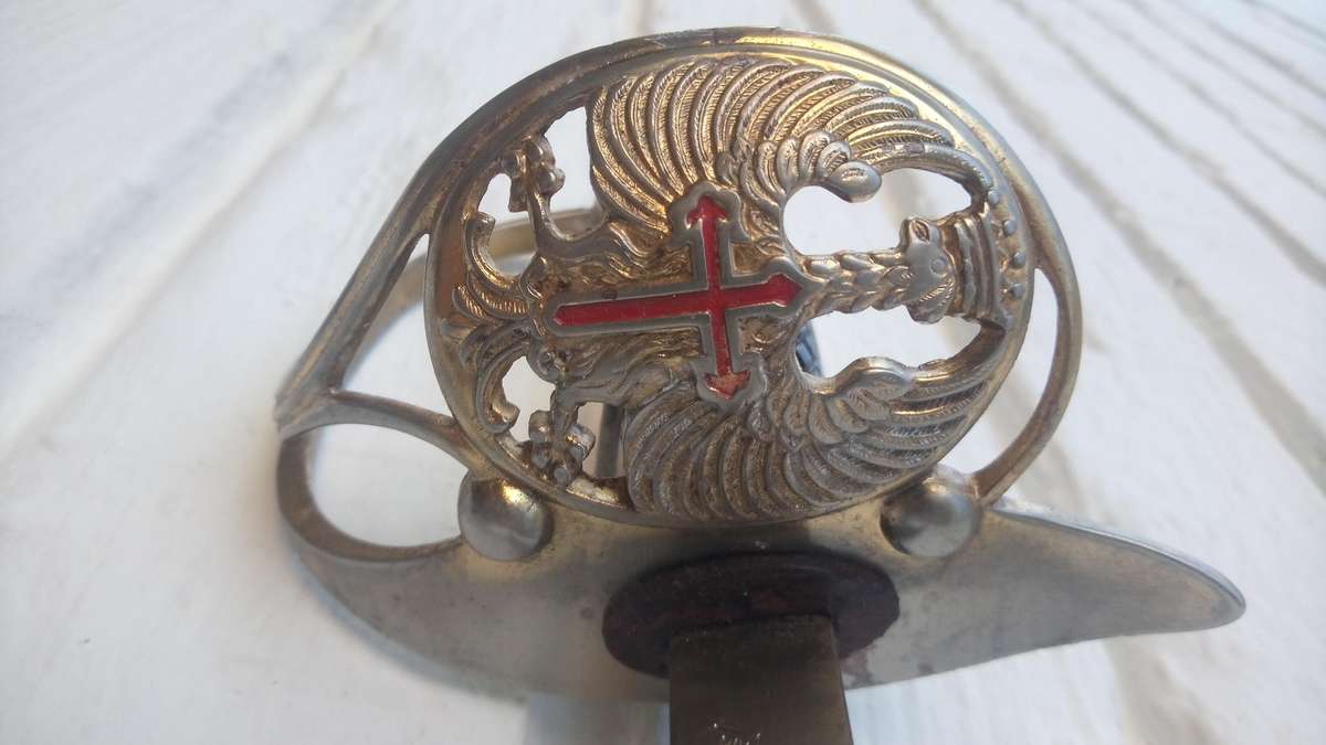 Sword Spanish officers lion head sword