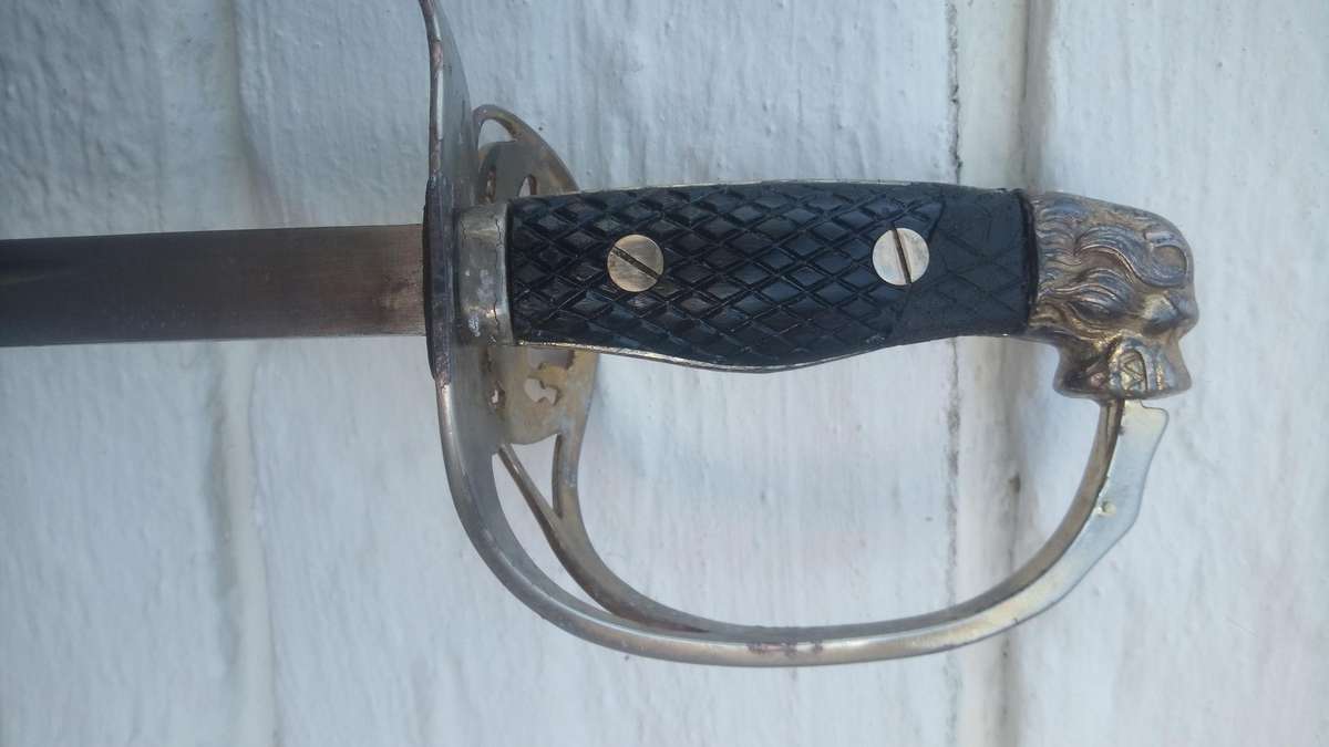 Sword Spanish officers lion head sword