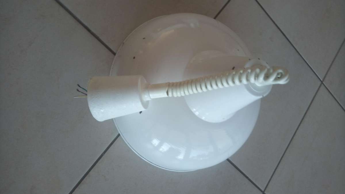 Vintage pull down light