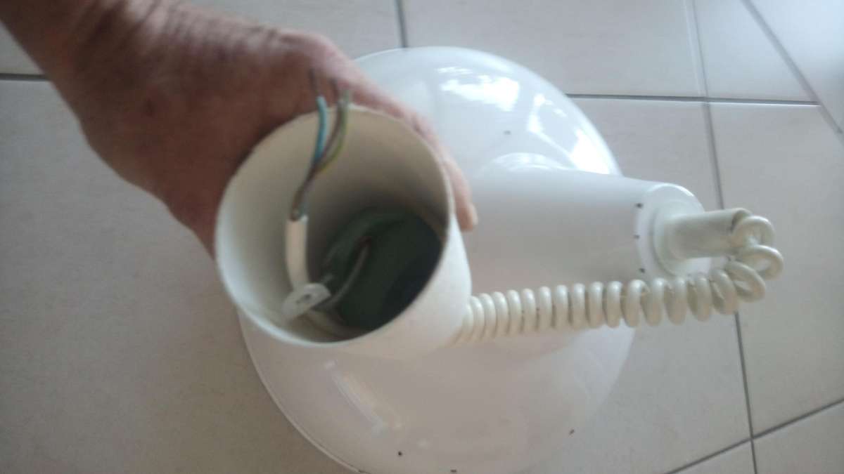 Vintage pull down light