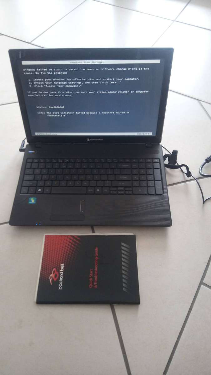 Acer Packard Bell laptop
