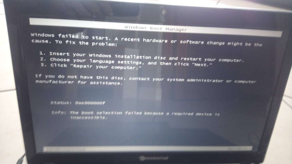 Acer Packard Bell laptop