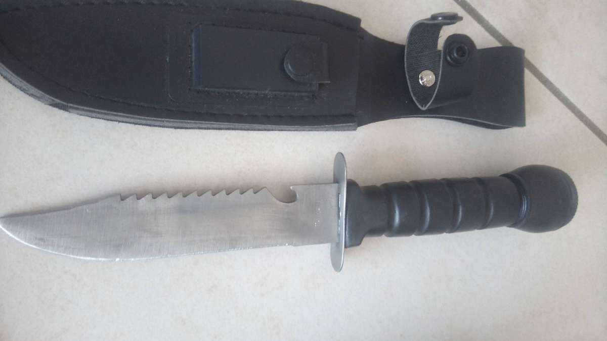 Knives and sharpener