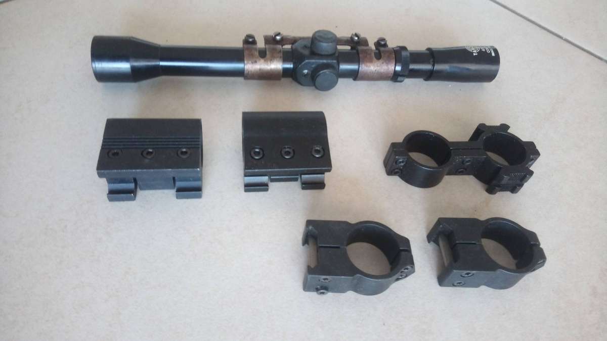 Rifle mounts and scope