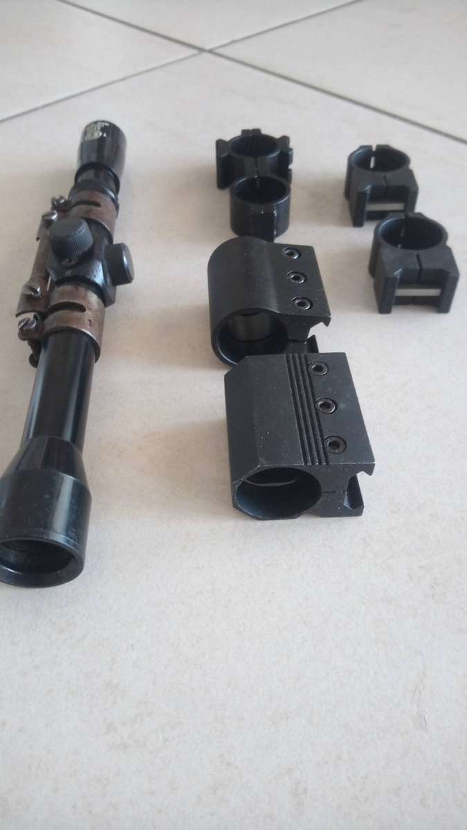 Rifle mounts and scope