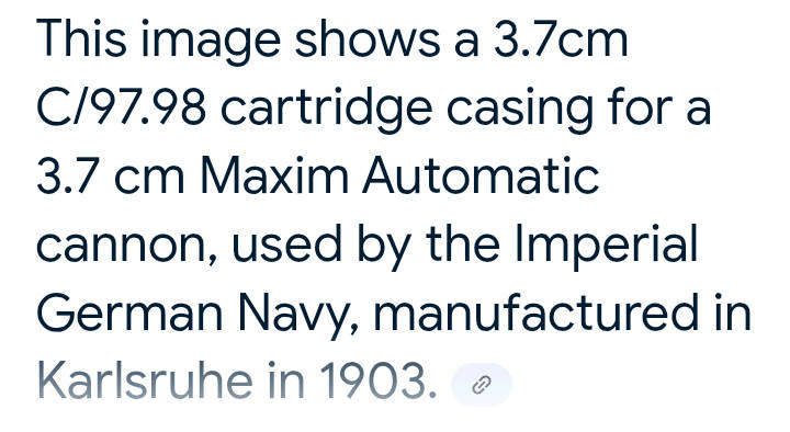 German 1903 marine cartridge