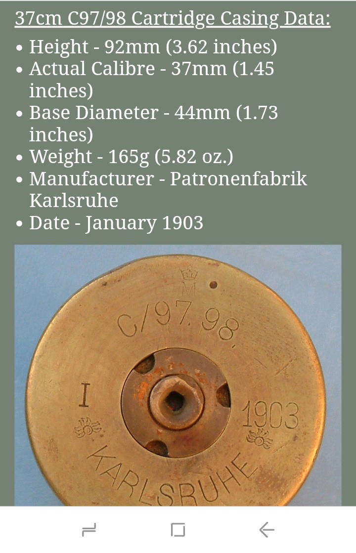 German 1903 marine cartridge
