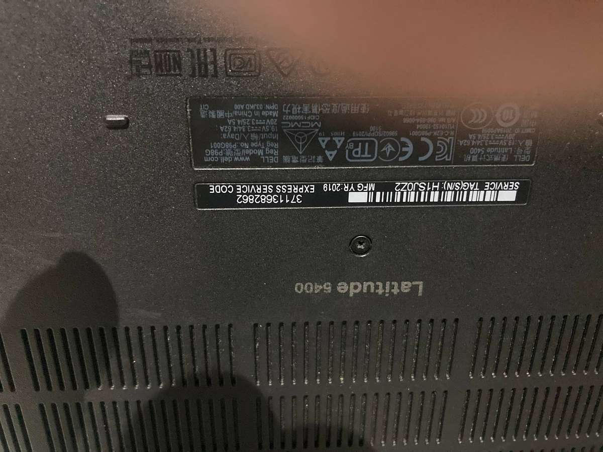Dell latitude 5400