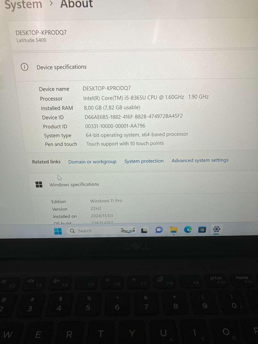 Dell Latitude 5400 Intel Core i5