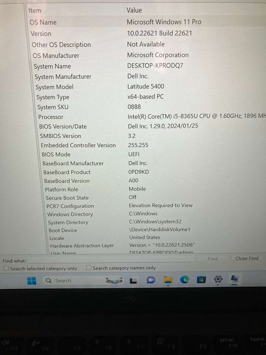 Dell Latitude 5400 Intel Core i5