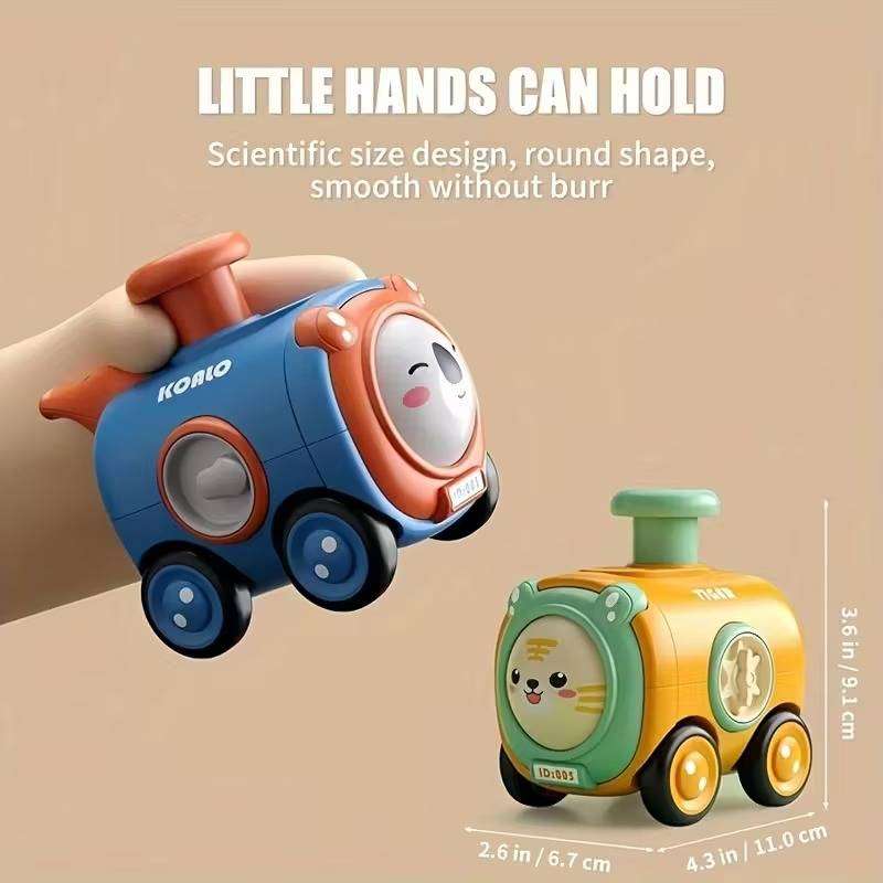 Inertial Face-Changing Cartoon Train Toy Car