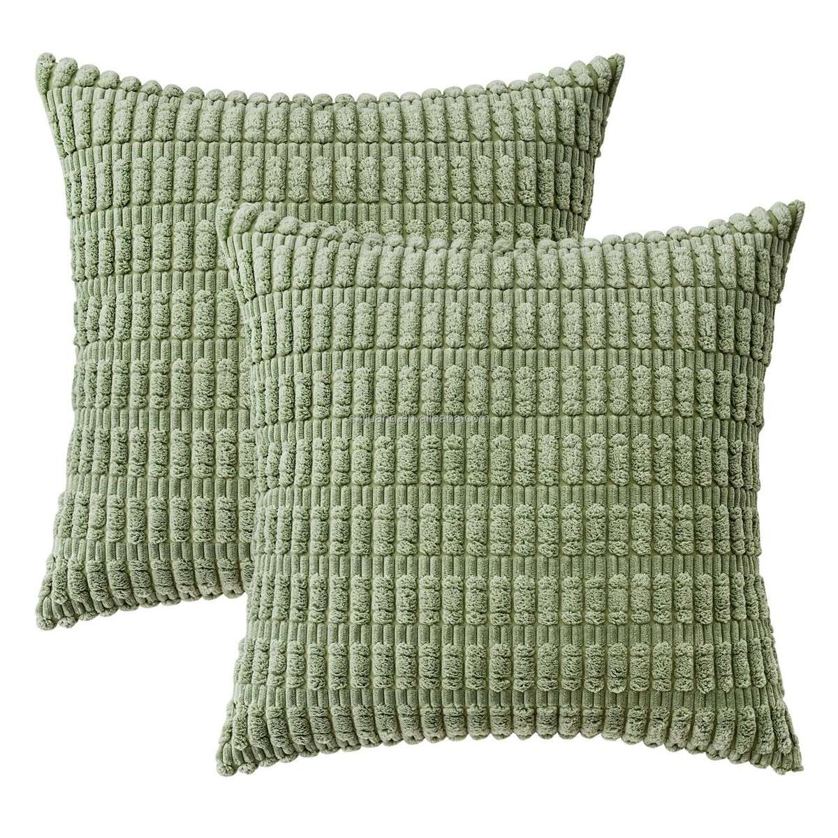2pc 50×50cm Solid Color Sofa Cushion Covers