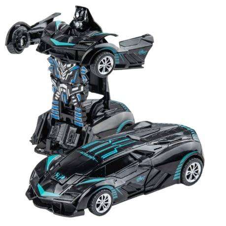 2-in-1 Collision Transforming Robot Police Car