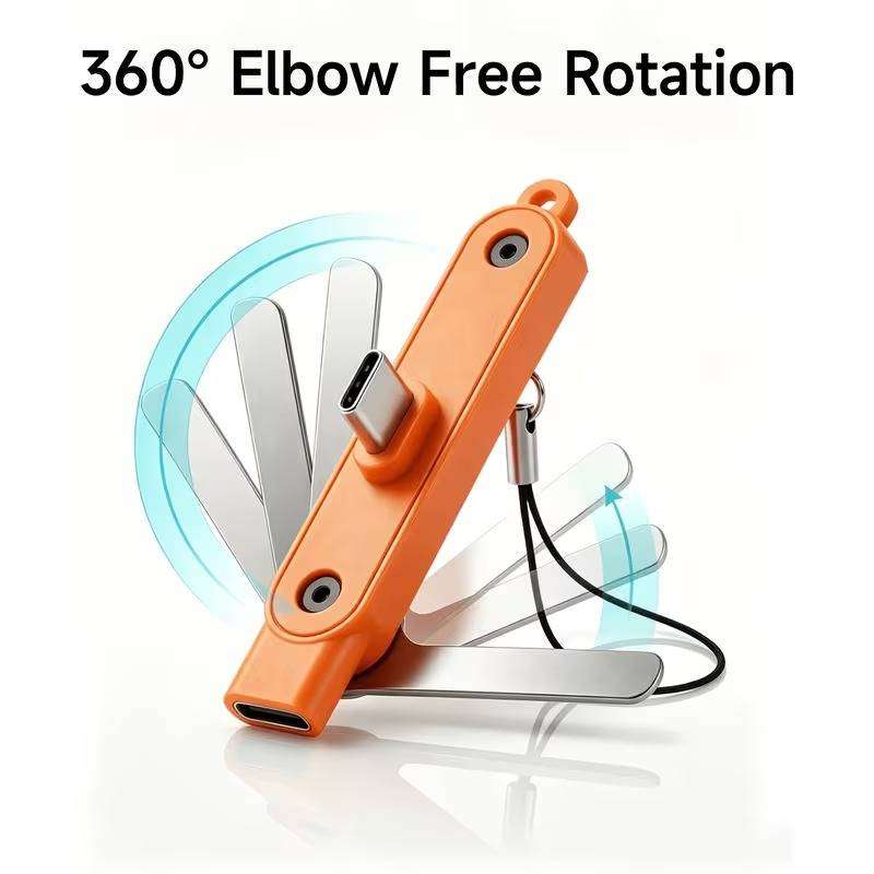 Foldable USB-C Phone Stand & 240W Type-C Adapter