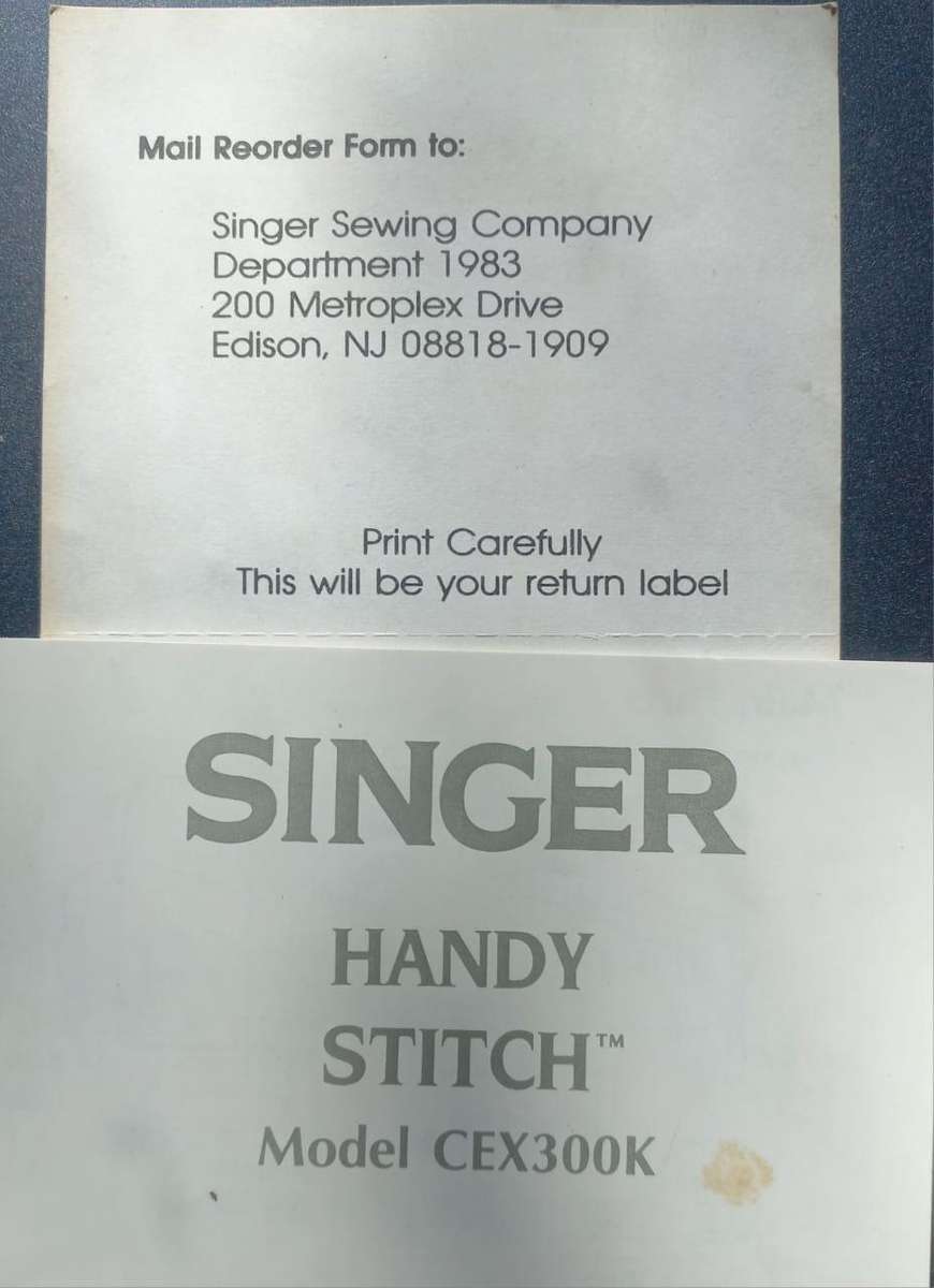 Singer Handy Stitch Sewing Machine