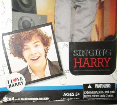 Singing Harry Styles Doll in Original Box- One Direction - Member