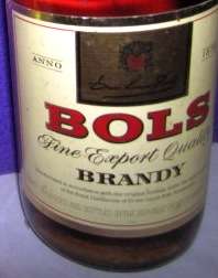 Bols Brandy 750ml Export Quality Brandy - Unopened and Full