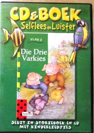 Die Drie Varkies - Ladybird CD & Boek Vlak 2 - Selflees en Luister