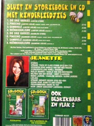 Die Drie Varkies - Ladybird CD & Boek Vlak 2 - Selflees en Luister
