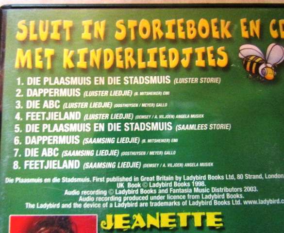 Die Plaasmuis en die Stadsmuis - Ladybird CD & Boek Vlak 2 - Selflees en Luister