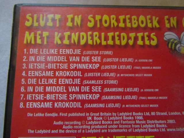 Die Lelike Eendjie - Ladybird CD & Boek Vlak 1 - Selflees en Luister