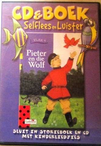 Pieter en die Wolf - Ladybird CD & Boek Vlak 4 - Selflees en Luister