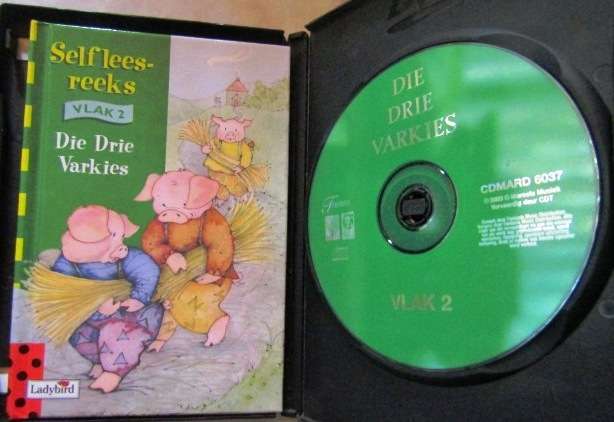Die Drie Varkies - Ladybird CD & Boek Vlak 2 - Selflees en Luister