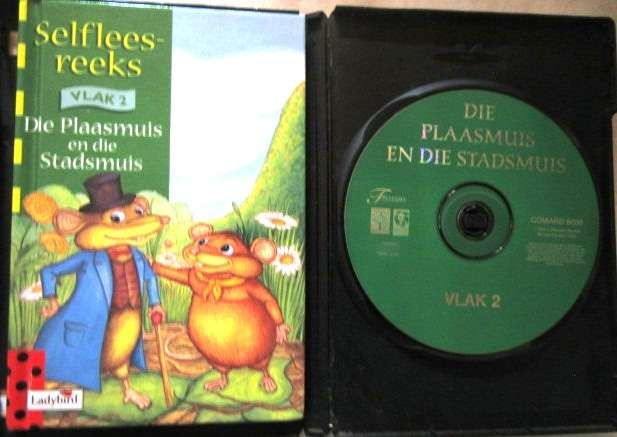 Die Plaasmuis en die Stadsmuis - Ladybird CD & Boek Vlak 2 - Selflees en Luister