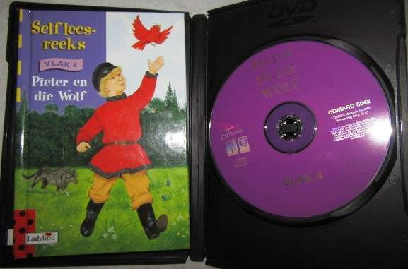 Pieter en die Wolf - Ladybird CD & Boek Vlak 4 - Selflees en Luister